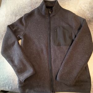 Old Navy Men's Charcoal Zip-Up Sweater